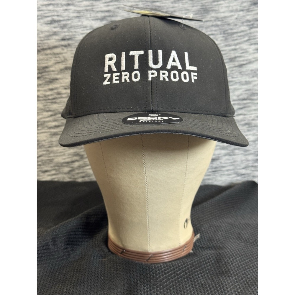 Ritual Zero Proof Social Club Hat‎ Black Snapback New With Tags Decky Classic - Picture 2 of 10